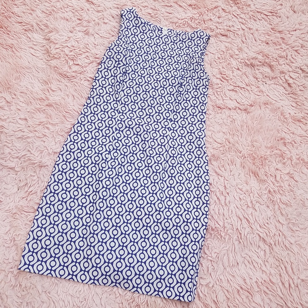 ALYX LIMITED DRESS WHITE PRINT GEOMETRIC SZ 6